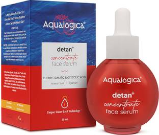 Aqualogica Detan+Concentrate Face Serum with Cherry Tomato & Glycolic Acid for Hydrate Skin