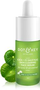 Dot & Key 2% Salicylic Cica Anti Acne Face Serum For Oily, Acne Prone Skin