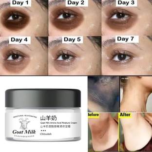 CHITAAKSH Goat Milk Cream Day And Night For Fairness,Whitening& Brightening (50 gm)