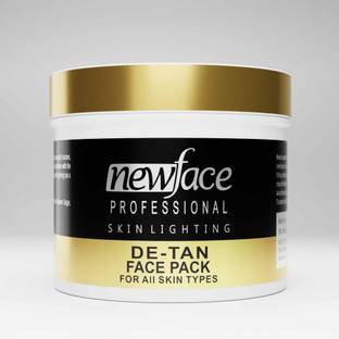 New Face Professional DE-TAN Face Pack Skin lightning