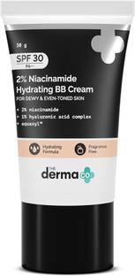 The Derma Co 2% Niacinamide Hydrating BB Cream with 1% Hyaluronic Acid Complex & Aquaxy-Ivory Foundation