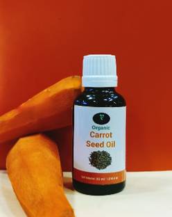 floradale Organic Carrot Seed Oil for All Skin Types (No Chemicals, & Paraben Free)