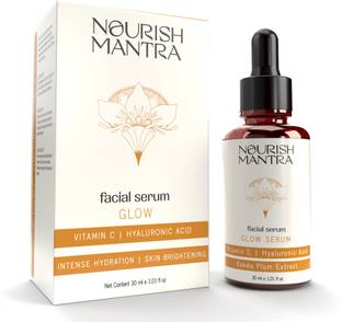 Nourish Mantra Glow Face Serum With Vitamin C & Vitamin E For Skin Brightening