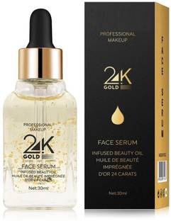 THTC gold serum with gold dust dark spot remover serum Night Face Serum luxury