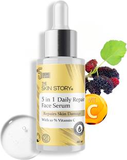 The Skin Story 5 In 1 Daily Repair Vitamin C Serum Glowing Skin,Reduce DarkSpots & Pigmentation