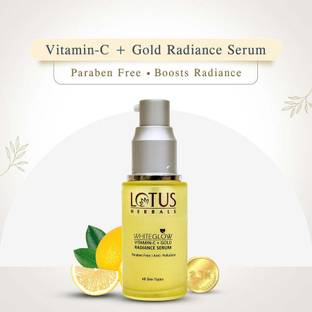 LOTUS HERBALS WhiteGlow VITAMIN-C + Gold RADIANCE SERUM 30ml
