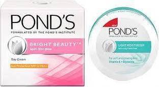 POND's WHITE BEAUTY CREAM 35G + LIGHT MOISTURISER CREAM 50G (85 g))