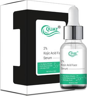 QUAT 2% Kojic Acid Face Serum with 1% Alpha Arbutin for Dark Spots And Pigmentation