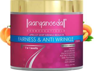 Aaryanveda Fairness & Anti-Wrinkle Moisturizer Cream 7-in-1 Benefits Radiant, Youthful Skin
