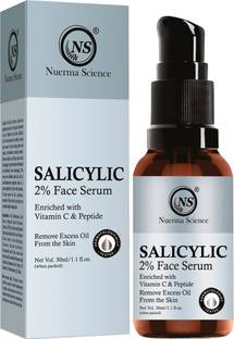 Nuerma Science 2% Salicylic Acid Face Serum Enrich with Vitamin C & Peptide for Even Skin Tone