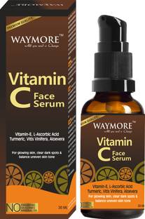 WAYMORE Professional Vitamin C Face Serum - Skin Clearing, Brightening, Anti-Aging, Skin Repair, Dark Circle, Spotted Skin, Fine Line & Sun Damage Corrector, Genuine 20%, - 30mL