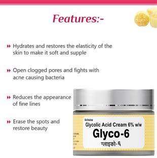 ACTIWOW Glyco-6 Glycolic Acid Cream IN Face w/w_TGYY