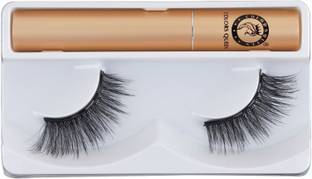 COLORS QUEEN Magnetic Eyeliner Eyelashes 5D Natural Eyelashes 1 Pair with 5g Eyelash Glue