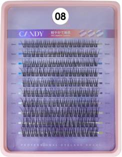 Cosluxe Lash Clusters Eyelash Extensions 200 PCS C Eyelashes Clusters- No-08- 10-12-14mm