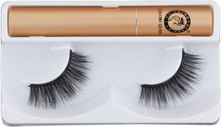 COLORS QUEEN Magnetic Eyeliner Eyelashes 5D Natural Eyelashes 1 Pair with 5g Eyelash Glue