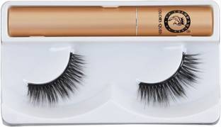 COLORS QUEEN Magnetic Eyeliner Eyelashes 5D Natural Eyelashes 1 Pair with 5g Eyelash Glue