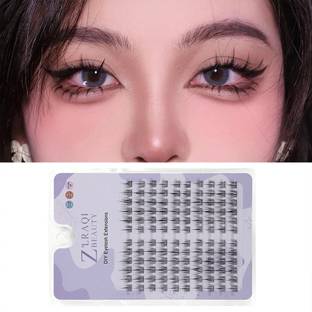 HANNEA False Eyelashes Extension Natural Curl DIY Eyelash Extension Kit, 11-13mm False