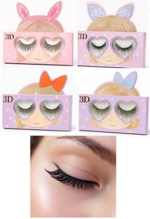 GABBU Soft Black Thick Long False Eyelashes Makeup Extension