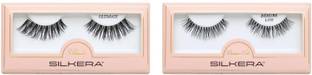 SILKERA Ultimate AND Demure Light Eyelashes Extension, 100% Human Hair -