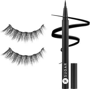 SUGAR Cosmetics Maximeyes Drama Magnetic Eyelashes & Eyeliner - 02 Exceptional