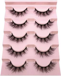 Bombay Vanity Eyelash Eye Makeup Long Natural 5 Pair Reusable Classic Eyelashes