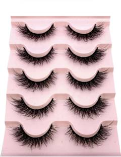 Bombay Vanity Eyelash Eye Makeup Long Natural 5 Pair Reusable Eyelashes