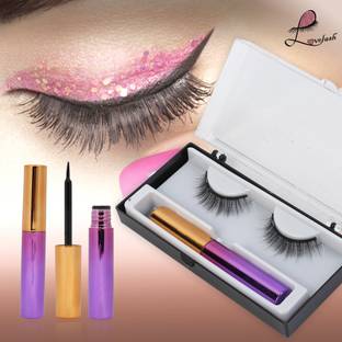 LOVELASH 1 Pairs Magnetic False Eyelash with 1 Waterproof Magnetic Eyeliner Kit
