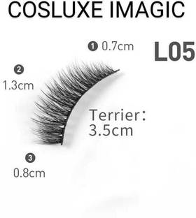 COSLUXE IMAGIC 100% Handmade Synthetic Fibers PROfessional False Eyelashes,Natural & soft L-05