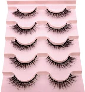 Bombay Vanity False Eyelash Eye Makeup Long Natural 5 Pair Reusable False Eyelashes