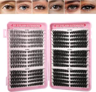 SERPLEX Individual Eyelash Clusters Set 540 Pieces Soft Natural Lashes for Women