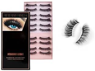 EKINSU Synthetic Fibers False Eyelashes, Natural & soft