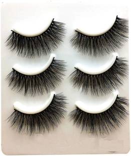 SKINPLUS STAR N STYLE False Eyelashes 5D Natural Long Thick PACK OF 3