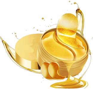 VEWIKZY Under Eye Patches for Dark Circles with 24K Gold