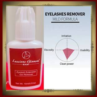 luscious glances Eyelash Extension Gel Remover Fast Lash Adhesive Dissolution 15 ML
