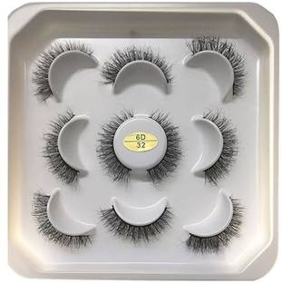GOURI COSMETICS 3D EYELASHES - False Eyelashes for Women -(5 Pr Pack)- (GC-6D/32)