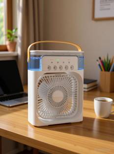 Sahaj Enterprise Portable Air Conditioner Fan |Mini Evaporate Air Cooler with 7 Colors Conventional Bo...