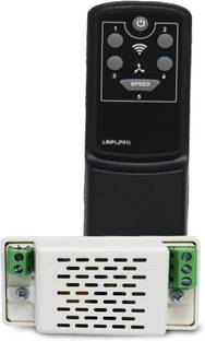 LRIPL Upgrade Your Ceiling Fan to Smart Control Smart Fan Controller & Infrared Remote Step-Type Button Regulator