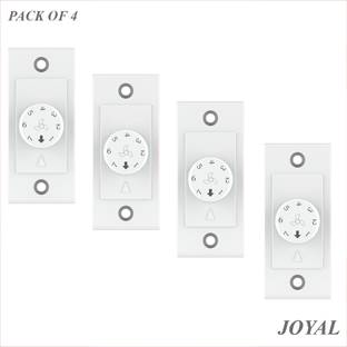joyal Switch 7 Step Fan Regulator Pack of 4 Step-Type Button Regulator