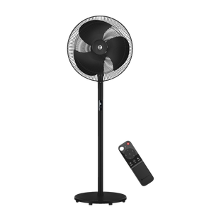 Atomberg Stelios Pro Pedestal Fan Midnight Black with 2 Year Warranty Remote Controlled 400 mm Pedesta...