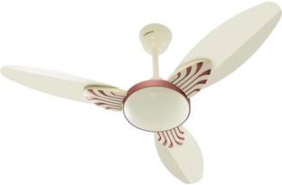 GS GLOW Royal Fast Energy Saver 1200 mm 3 Blade Ceiling Fan (IVORY) with 1 Year Warranty Anti Dust 1200 mm Ceiling Fan