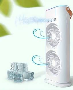 Pinxo USB Rechargeable Double-End Misting Fan – Portable Desk & Travel Cooler 500 mm Exhaust Fan