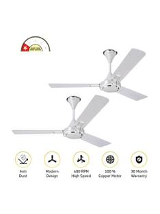 V-Guard GLADO PRIME VX with 36 Months Warranty Ultra High Speed 1200 mm Ceiling Fan