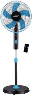 V-Guard Esfera Remote 5 Blade (Blue Black) with 2 Year Warranty Remote Controlled 400 mm Pedestal Fan