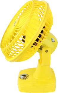 Home Tree HMfan 9-3 (YELLOW) with 1 Year Warranty Anti Dust 225 mm Table Fan