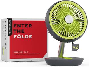 Nuuk Folde v2 | BLDC Motor | Rechargable with 12 Months Warranty 7 mm Table Fan