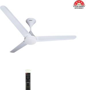oceco Fansio Light Pearl White 48 with 3 Year Warranty BLDC Motor with Remote 1200 mm Ceiling Fan
