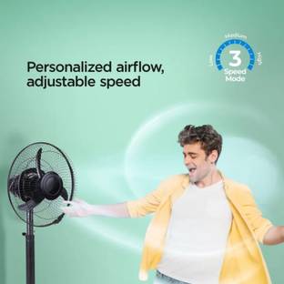Namelix 2400mm High-Speed Pedestal Fan with 3Blades|Floor Standing Fan for Home & Office Ultra High Sp...