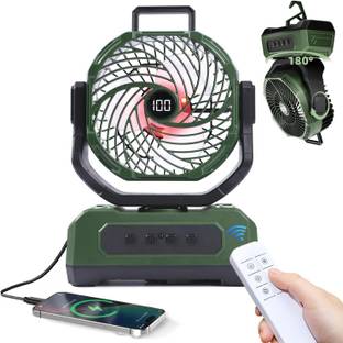 DOCOSS CF2-1050 Rechargeable Fan with 6 Months Warranty BLDC Motor, IoT Enabled, Ultra High Speed, Hig...