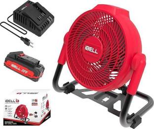 iBELL One Power Series Portable Fan CF24-05 with 4Ah Battery , 3A Charger with 6 Months Warranty 245 mm Table Fan