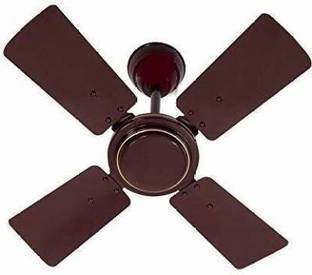 STAR JIVA 600 MM Hi-Speed 600 mm 4 Blade Ceiling Fan (Brown, Pack of 1) HIGH SPEED Silent Operation 60...